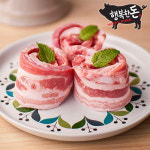 캠핑고기 한돈 삼겹살 목살 오겹살 등갈비 바베큐 500g : 행복한돈