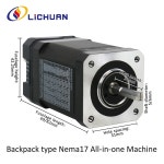 폐쇄 개방 2A 통합 48 스테퍼 30V1 RS485 LICHUAN CNC용 드라이버 LSE 2상 NE 루프 8N 1000PPR 모터 20 루프 : 스피드러브