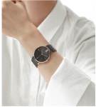 로이드  엘메이트 심플 블랙 커플 남성 메탈시계 LL1G20V01MBB LL1G20V01M : 로이드 성신여대점