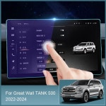 만리월 탱크 500 자동차 GPS 네비게이션 스크린 보호 유리 필름 대시 보드 디스플레이 후면 패널 스티커 액세서리 2022-2024 : BulkBuyWorld