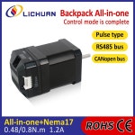 폐쇄 개방 2A 통합 48 스테퍼 30V1 RS485 LICHUAN CNC용 드라이버 LSE 2상 NE 루프 8N 1000PPR 모터 20 루프 : 스피드러브