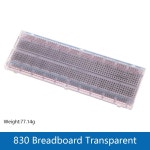 400/830 포인트 브레드보드 830 솔더리스 400 DIY MB 보드 개발 MB102 홀 102 PCB 400Breadboard : 트렌드A