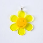 미니스마일꽃 타입D DIY 키링 가방 악세사리 부자재 만들기 재료 팬던트 : PeoplePurple