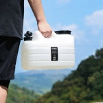 11L 캠핑 물 컨테이너 대용량 야외 물통 요리 피크닉을위한 수도꼭지와 휴대용 자동차 탱크 : 코너종합몰