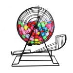 로또추첨기계 숫자 발표 뽑기통 오락기 게임기 장난감 본품 + 노란 볼 100개 : 킵업 플러스