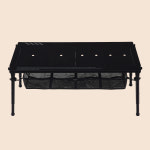 카고컨테이너 컴포트 IGT 테이블 접이식 4유닛, 블랙 : 인디에이