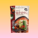 신의주 찹쌀순대 얼큰순대국 600g 1팩 : 다나가몰