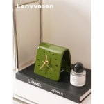 컵수납장 컵진열장 미니 찬장 정리대 길이 카페장 벽시계 쇼케이스 수납장 레트로 선반 메사 세라믹시계 무광 : 직구만물상점