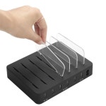 태블릿 충전기 헬스장 거치대 식당 대용량 핸드폰 매장 업소용 홀더 휴대폰 보관 고속 충전 100W 15포트 USB : 글로리샵55