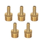 신주 수도부속 배관자재 호스니플 호수 닛블 PT 1/8 × 6mm 5개입 : 공구아울렛