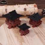 1PCS 파빌리온 장식 탑 동상 야외 물고기 탱크 장식품 선 정원 수족관 장식 분재 조경 : 베푸는인생
