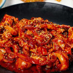 빨강모자 맛있게 매운 양념 쭈꾸미 볶음 350g 2팩+2팩 (총 1.4kg) 보통매운맛 캠핑 음식 맛집 요리 : 이안글로벌