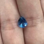 1.53ct 페어컷 블루 사파이어 : 별의조각 StarPiece