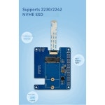 라즈베리 파이 5 PCIE M.2 SSD 확장 보드, 2230/2242 NVME Hailo8l 모듈 지원 : 오션글로벌12