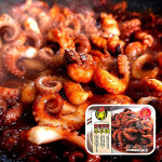 빨강모자 맛있게 매운 양념 쭈꾸미 볶음 350g 2팩+2팩 (총 1.4kg) 보통매운맛 캠핑 음식 맛집 요리 : 이안글로벌