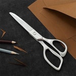 리빙오 작은 천 재봉 가위 - 6인치 전문 재단사 스테인리스 스틸 초급 금속 단조 가위, 펠트 캔버스용 제작 드레스메이커용 다용도 6 Inch... 