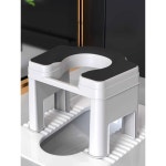 푸세식 변기 간이 이동식 야외 좌변기 농막 플라스틱 화장실 재래식변기 1. 낮은형 녹색 18CM : dajuga