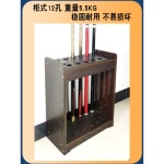 골프대 거치대 당구 압축 큐대 보관함 라운드 원목 9홀 12구 보드 버건디 6홀 스테인리스 스틸 버클 벽걸이 : NEXT-STEP