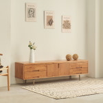 참죽 월넛 수납 거실장 1800 : 똑소비shop