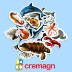 크레망 그림자석 동물과일공룡자석 : 크레망