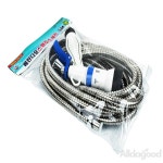 해피샵29 베란다용 스텐호스 세트 5M  릴호수 물청소호스 세차 호스용품 관수용품 세차용호스 : 해피샵29