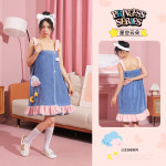 G1158 목욕 가운 원피스 선물 집들이 샤워 공주 큐티 골프장 호텔 수영장 귀여운 튜브탑 : 쿠마네상점