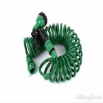 해피샵29 코일호스 7.5M  청소용호스 에어줄 세차호스 욕실청소건 청소호스 호스릴 : 해피샵29