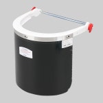 보안면 F-63B 7 차광렌즈 S면체 헬멧 부착형 안면보호 초록색 얼굴보호 유색안전면 작업장 구 오토스 : 유비애드