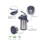 펌프가 장착된 GINT 74OZ 커피 디스펜서 액체용 단열 카라페 찬 음료용 스테인리스 진공 펌프 2 2L 74oz : 간트아셀13
