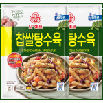 [오뚜기] 오쉐프 찹쌀탕수육(돼지고기 42.86) 1kg x 2봉 : 엔조잇