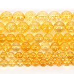 천연 황수정 라운드 스톤 비즈 쥬얼리 만들기 DIY 목걸이 팔찌 6mm 10mm 수제 스페이서 루즈 옐로우 크리스탈 H7386 4mm 88-90pcs... 