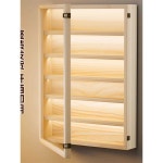 쇼케이스 피규어장식장 미니 인형 벽걸이 선반 진열장 3단 5단 : 바다봄마켓