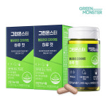 그린몬스터 비건 혈당관리 다이어트 하루 컷 1박스+1박스 (총 2박스) (식후 혈당 상승 억제 조절 바나바잎 추출물 영양제 녹차카테킨 체지방 감소)... 