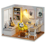 MAME DIY 미니어처 나만의스터디룸 별이빛나는방 회전목마 휴양지속펜션 : 메이크잇스토어