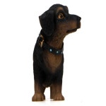 닥스훈트 강아지 인형 요정 정원 홈 책상 장식 미니 애완 동물 미니어처 수지 풍경 DIY 공예 액세서리 : BulkBuyWorld