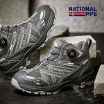 국내산 내셔널피피이 와이덴캡 발편한 볼넓은 다이얼 사계절 안전화 작업화 A-16 : 니더스