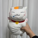 고양이 캐릭터 고전 일본 만화 나츠메 우인장 냥코센세 굿즈 인형 피규어 가챠 선생 이쑤시개 : 유다백