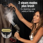 CHI 의류용 휴대용 의류 스팀기, 2가지 연속 스팀 모드, 풀 사이즈 300ml 용량 물탱크, 인체 공학적 손잡이, 휴가 필수품, 1600와트, 3m... 