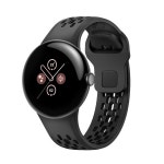 Google Pixel Watch3 용 고 실리콘 시계 밴드 45mm 천공 통기성 스포츠 실리콘 스트랩 다공성 스포츠 손목 밴드 : BuyBulkNow