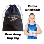 체조용 QALARO 핸드 그립 바 그립 4인치 손목 밴드와 가방이 있는 체조 팜 가드 청소년 바 그립 : 돈비영덥