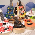 인치 성인 21 나무 초보자용 키트 23 세트 우쿨렐레 : 셀렉트플로우