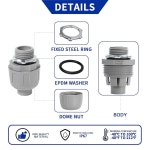 결합 4인치 타이트 플라스틱 20팩 액체 야리위즈 도관 1/2 Strap30 Pack : 토탈이커23