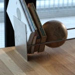 HERE by DETAIL 슬로프 북 엔드 북스탠드 책꽂이 인테리어 실버 H0091 : 곤니찌몰