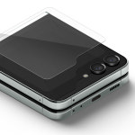 링케 커버 디스플레이 강화유리 액정 보호 필름 갤럭시Z 플립5, 2매입 : 링케