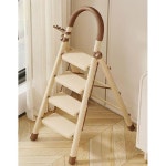 접이식 사다리 가정용 원룸 세차장 9단 난간 1 8 2 2m용 옥상 다락방 2단 자취방 1 신상배색 초콜릿 삼단계단 : 스나이퍼쇼핑