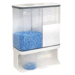 벽걸이형 세탁 세제 디스펜서 다용도 보관함 세탁 향기 부스터 부스터 포함 컵 : SmartGlobalBul