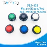 33B PBS 12MM 푸시 순간 버튼 6PCS 미니 키트 ON/OFF 방수 라운드 : 문행1003