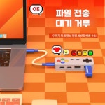 USB 허브 유형 C 만화 게임 게임기 모델링 4-in-1 멀티 포트 확장 마우스 키보드 U 디스크 변환기 커넥터 : 아르떼15
