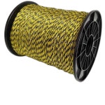 울타리 와이어 고전압 사육 구리 접지선 펜스 전기벨트 전도성 로프 절연 막대 케이블 : 케이월드마켓