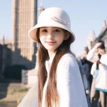 유학을 위한 모자!! 하얼빈 여행용 보온 장비 어부 모자 모직 모자 흰색 달빛 모자 : jsmarket
